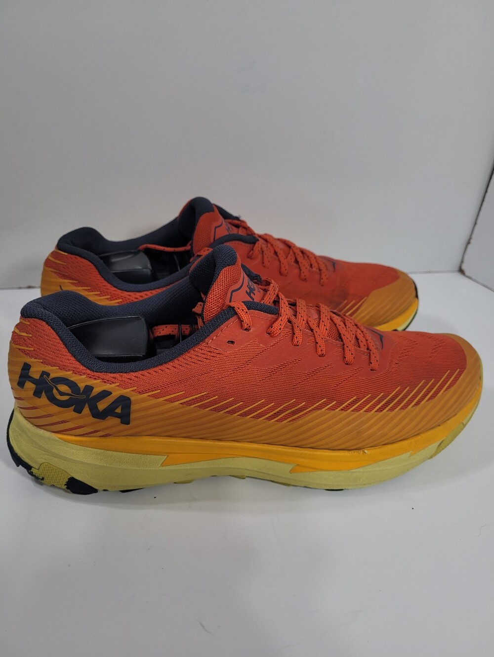 Hoka One One Torrent 2 Men's Size 9.5 Trail Running Shoes Fiesta Saffron Orange
